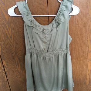Mint green Romy blouse sleeveless